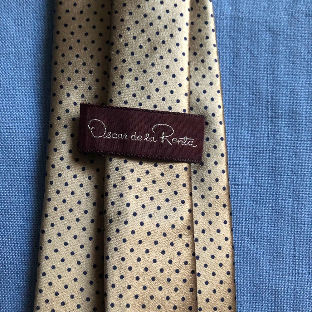 Oscar de la Renta Silk Tie - Picture 2 of 4